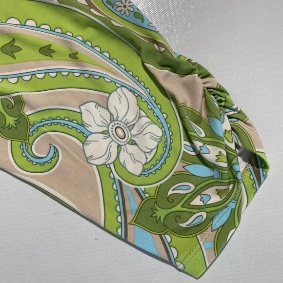 NEW Plus Size 1X Allison Daley Embellish Paisley 3/4 Sleeve Crisscross Top $69 - Picture 4 of 11